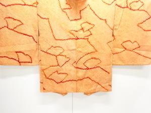 本総絞り　抽象模様羽織